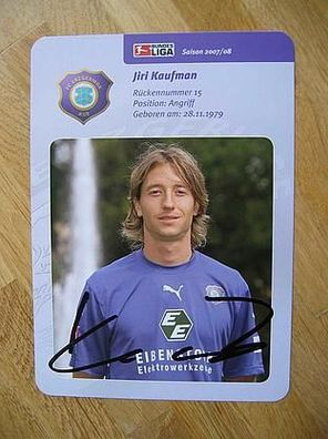 FC Erzgebirge Aue - Saison 07/08 - Jiri Kaufman - Autog