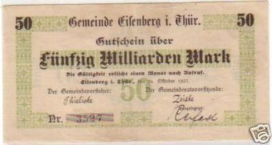 Banknote Inflation 50 Mrd. Mark Eisenberg 26.10.1923
