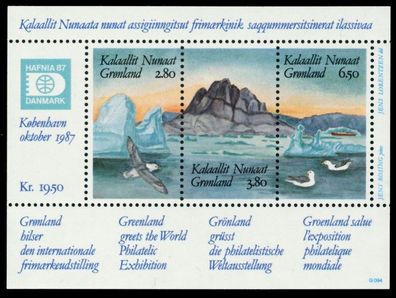 Grönland Block 1 postfrisch S019656