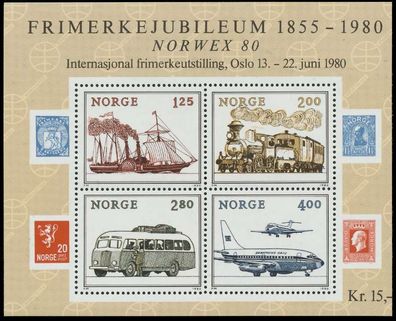 Norwegen Block 3 postfrisch S01961A