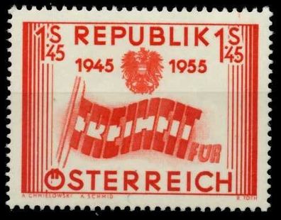 Österreich 1955 Nr 1014 postfrisch X7FE106