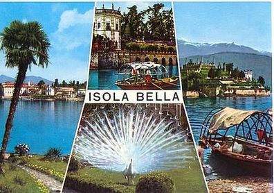 Italien 1960er Jahre - Isola Bella Lago Maggiore, AK 74 Ansichtskarte Postkarte