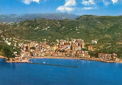 Italien 1960er Jahre - San Terenzo Veduta aerea, AK 669 Ansichtskarte Postkarte