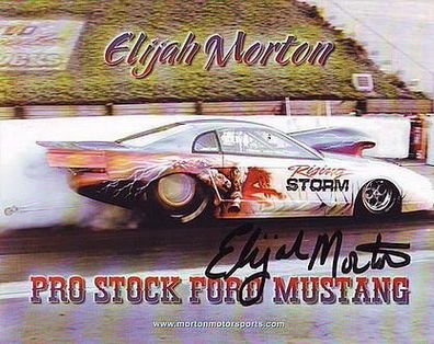 Elijah Morton ((. Motorsportler -sig. Autogramm 25x20