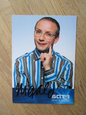 Sat1 Fernsehstar und Comedian Wigald Boning - handsigniertes Autogramm!!!