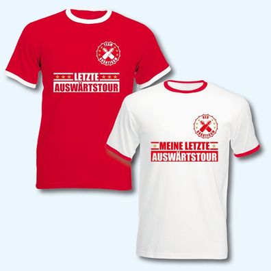 T-Shirt Trikot Retro-Shirt, JGA Auswärtstour, Junggesellenabschied, Fußball