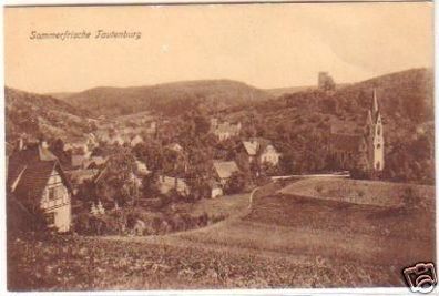 19689 Ak Sommerfrische Tautenburg Totalansicht um 1920
