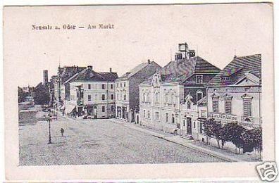 19127 Ak Neusalz an der Oder Am Markt um 1910