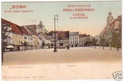 20197 Reklame Ak Weissenfels an der Saale um 1910