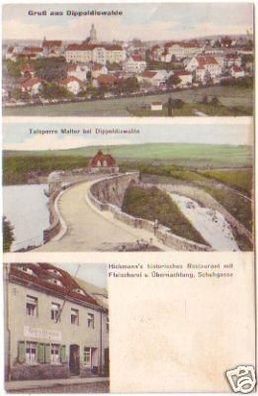 20007 Mehrbild-Ak Gruß aus Dippoldiswalde um 1920