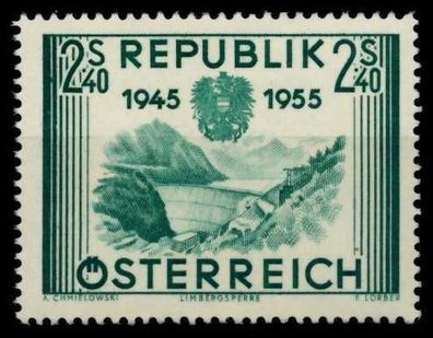Österreich 1955 Nr 1016 postfrisch X7FE132