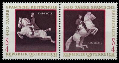 Österreich 1972 Block 2 WZd3 postfrisch WAAGR PAAR S5B1C2E