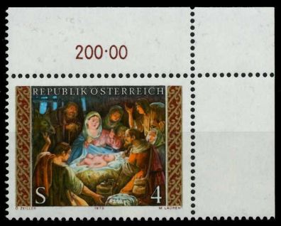 Österreich 1979 Nr 1630 postfrisch ECKE-ORE X80993E