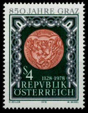 Österreich 1978 Nr 1583 postfrisch S00277A