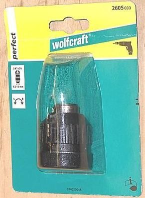 Wolfcraft 2605000 Schnellspann - Bohrfutter 3/8" x 24 Neu