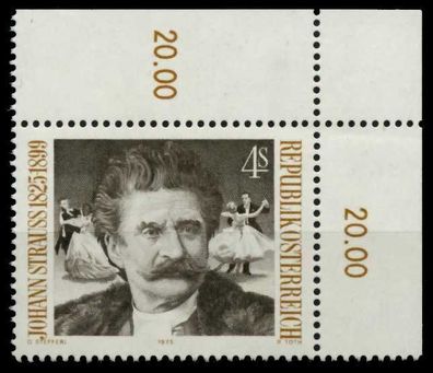 Österreich 1975 Nr 1495 postfrisch ECKE-ORE X8054D6