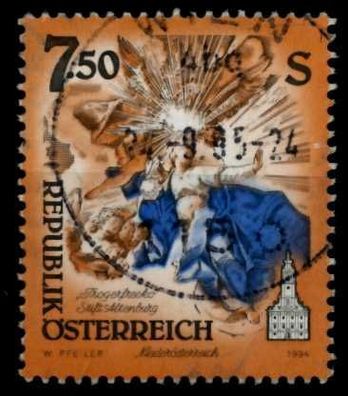 Österreich DS Kunstwerke Nr 2124 zentrisch gestempelt X8152DA