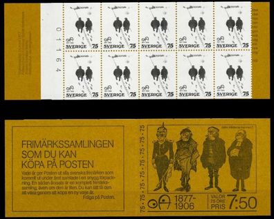 Schweden Nr MH 981-RL-Bogennummer postfrisch X87AC72