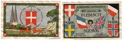 1 Mark Banknote Notgeld Broager Kommune 1920