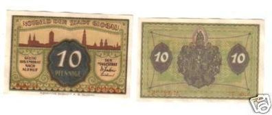 10 Pfennig Banknote Notgeld der Stadt Glogau um 1921