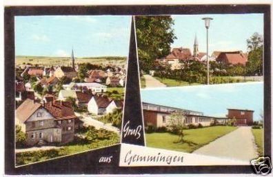 04807 Mehrbild Ak Gruss aus Gemmingen um 1960