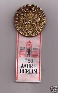 seltenes DDR Abzeichen 750 Jahre Berlin 1237-1987