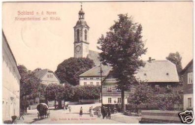 20391 Ak Sohland an der Spree Kriegerdenkmal 1908