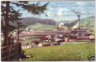 19444 Ak Hausham bei Schliersee Totalansicht 1910
