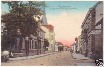 19541 Ak Oggersheim Mutterstädterstr. mit Apotheke 1912