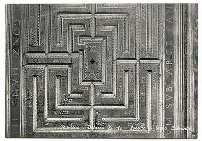 Italien 1950er Mantova Labirinto, Echte Fotografie Ansichtskarte AK 932 Postkarte
