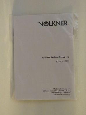 Völkner 013-731-9 - Bausatz AndreasKreuz - HO - 1:87 - Originalverpackung