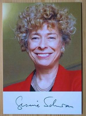SPD Präsidentin Prof. Dr. Gesine Schwan - handsigniertes Autogramm!!!