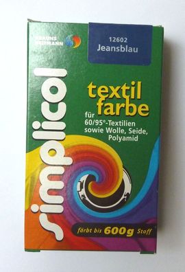 Restposten Simplicol Textilfarbe 25g von Brauns-Heitmann - Jeansblau -