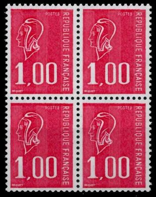 Frankreich 1976 Nr 1985Ay postfrisch Viererblock X88CFC6