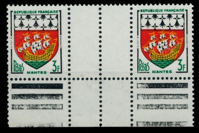 Frankreich 1958 Nr 1222ZW postfrisch 3ER STR URA X88D136