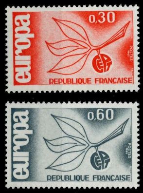 Frankreich 1965 Nr 1521-1522 postfrisch S027F86