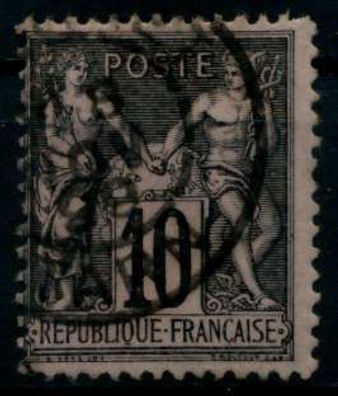 Frankreich 1877 Nr 72II gestempelt X894532