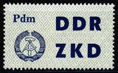 DDR DIENST Laufkontrollzettel Nr 12 postfrisch S666E1A