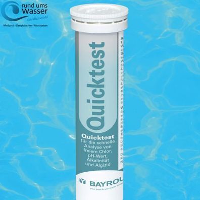 Bayrol QuickTest Teststreifen pH/ Cl/ TAC/ Alg. 50 St.