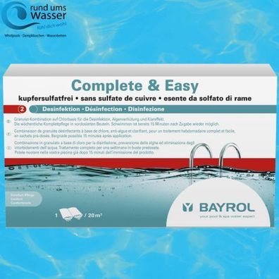 Bayrol Soft & Easy 20m³ 8 Beutel 4,48kg