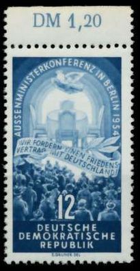 DDR 1954 Nr 424YI postfrisch ORA X8C2262