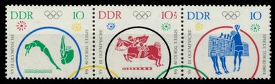 DDR Zusammendruck Nr WZd132 postfrisch 3ER STR SFA2CAA