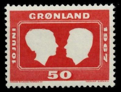 Grönland Nr 67 postfrisch S03201A