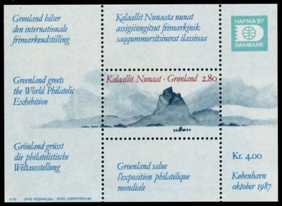 Grönland Block 2 postfrisch S031F4A