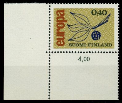 Finnland 1965 Nr 608 postfrisch ECKE-ULI X911756