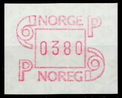 Norwegen ATM Nr ATM3-380 postfrisch X911A5E
