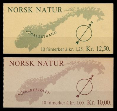 Norwegen Markenheft Nr MH 0-726-727 postfrisch S0339EA