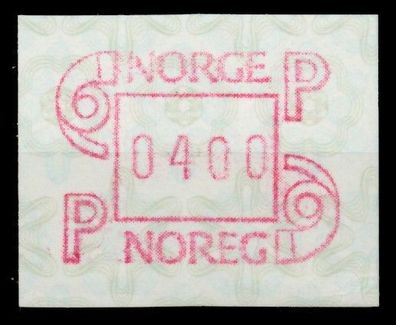 Norwegen ATM Nr ATM3-400 postfrisch X911ACA