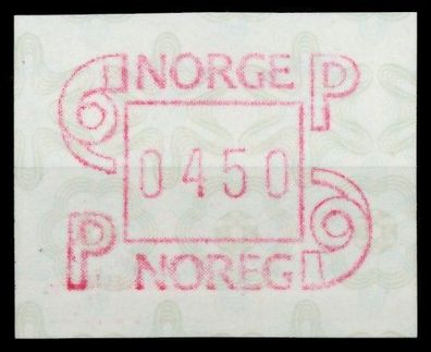 Norwegen ATM Nr ATM3-450 postfrisch X911ACE