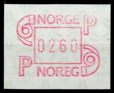 Norwegen ATM Nr ATM3-260 postfrisch X911B32